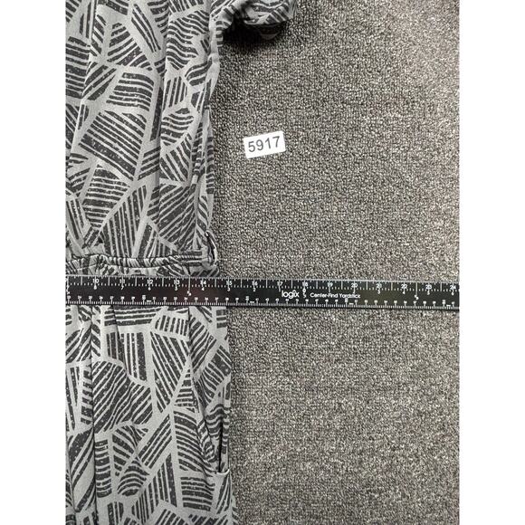 Peyton Jensen Jumpsuit Womens Large Geometric Pockets Elastic Waist Made USA - Picture 7 of 11